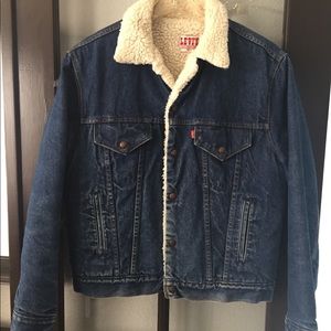 Levi Denim Fleece Lined Jacket